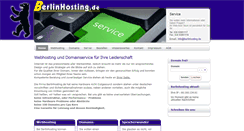 Desktop Screenshot of berlinhosting.de