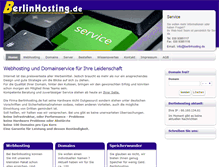 Tablet Screenshot of berlinhosting.de